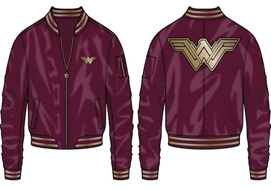 Wonder Woman Movie Logo Bomber Jacket Medium