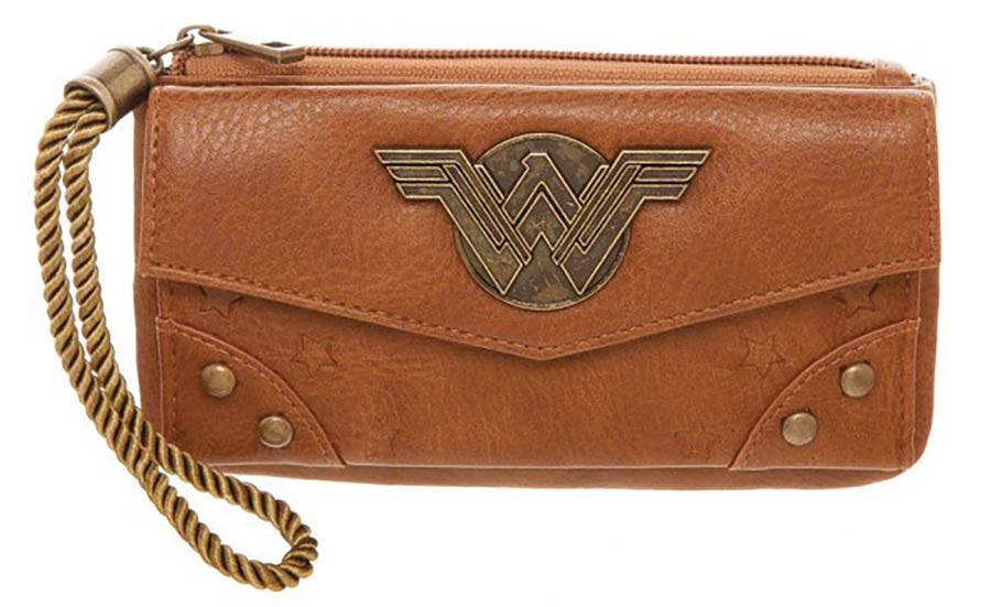 Wonder Woman Movie Juniors Top Zip Clutch Wallet