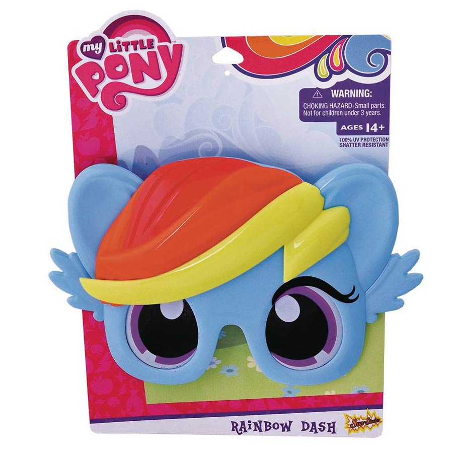 My Little Pony Sunstache Sunglasses - Rainbow Dash