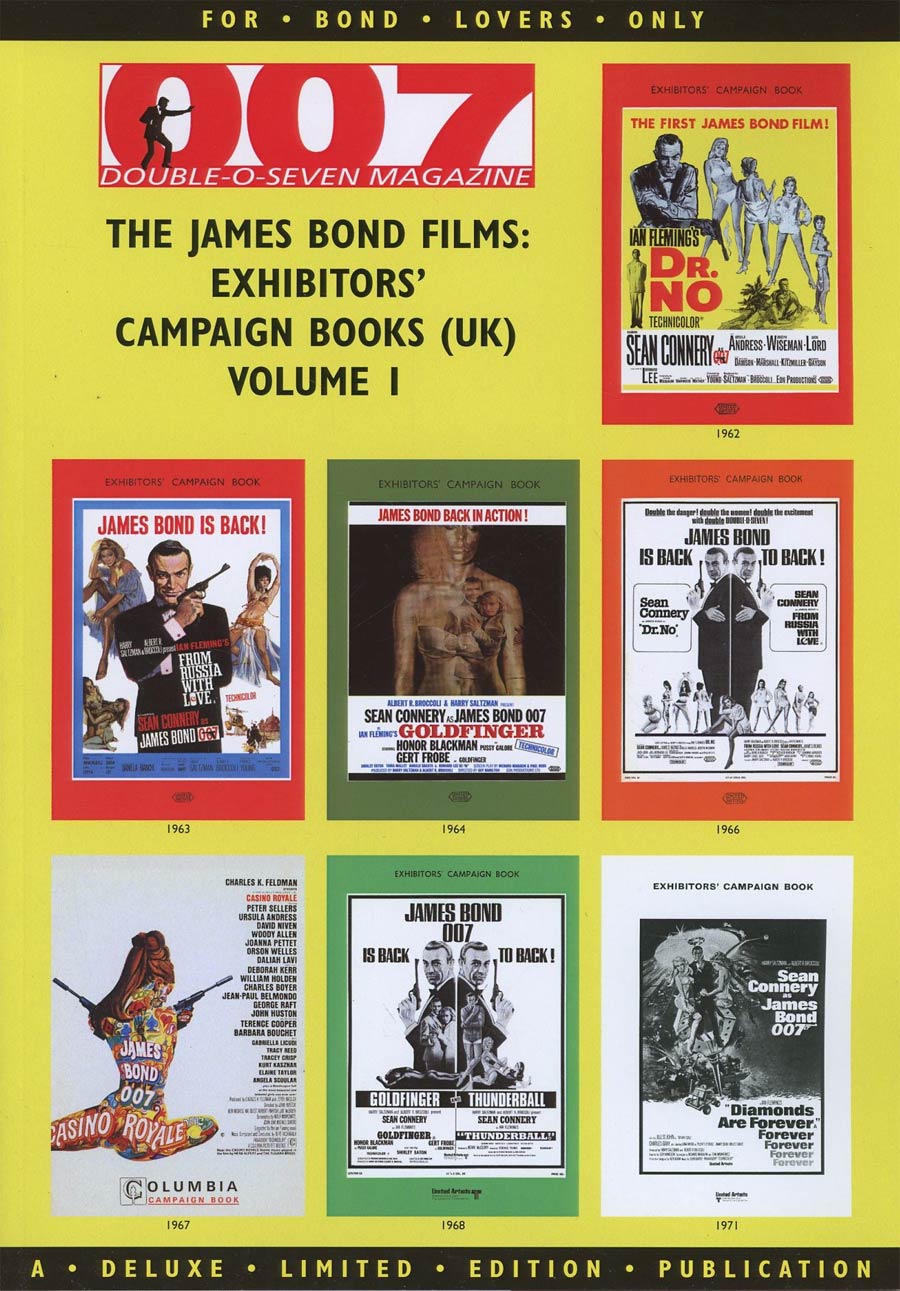 James Bond Films Exhibitors Campaign Books UK Vol 1 TP