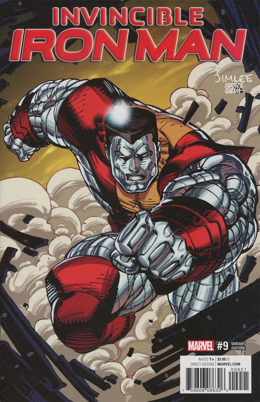 Invincible Iron Man Vol 3 #9 Cover B Variant Jim Lee X-Men Trading Card Cover