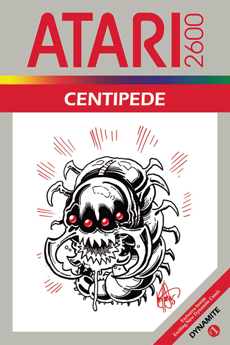 Centipede #1 Cover J DF Signed By Max Bemis & Remarked By Ken Haeser