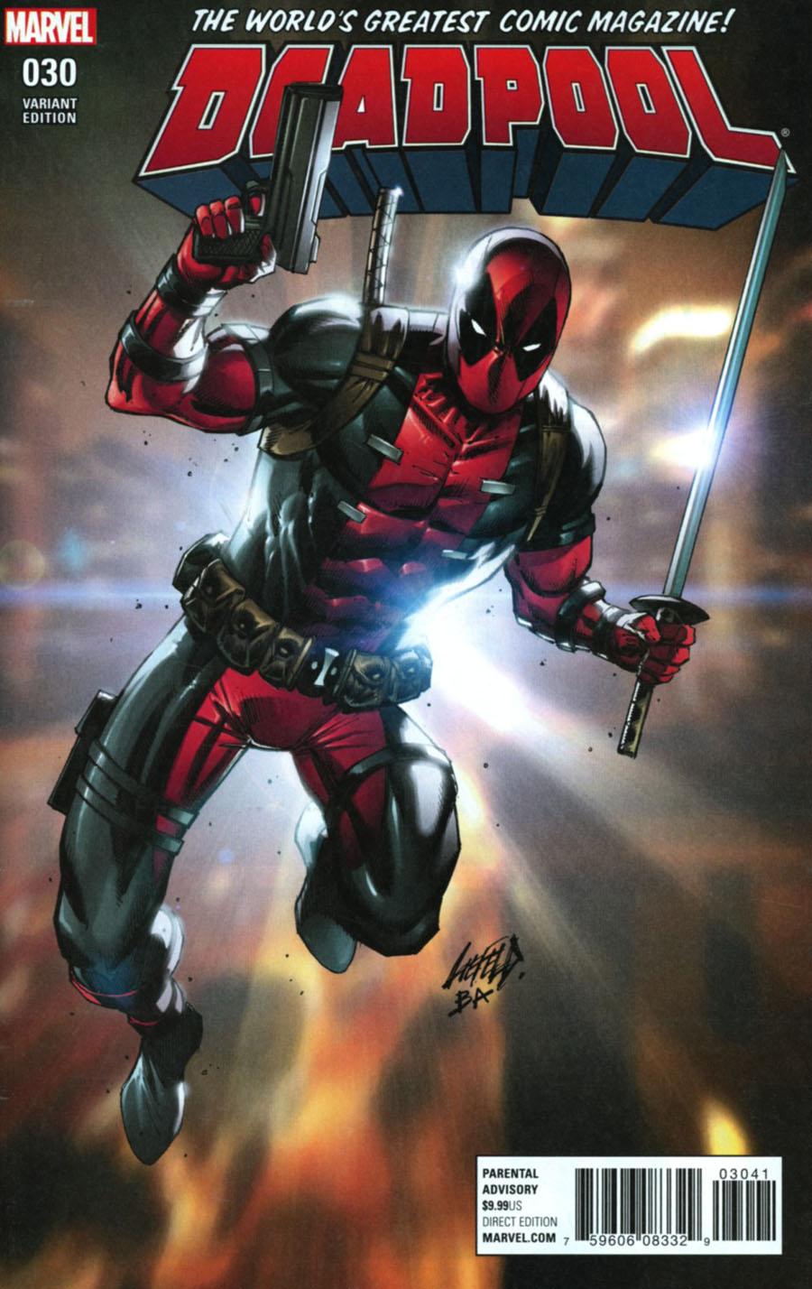 Deadpool Vol 5 #30 Cover E Incentive Rob Liefeld Variant Cover