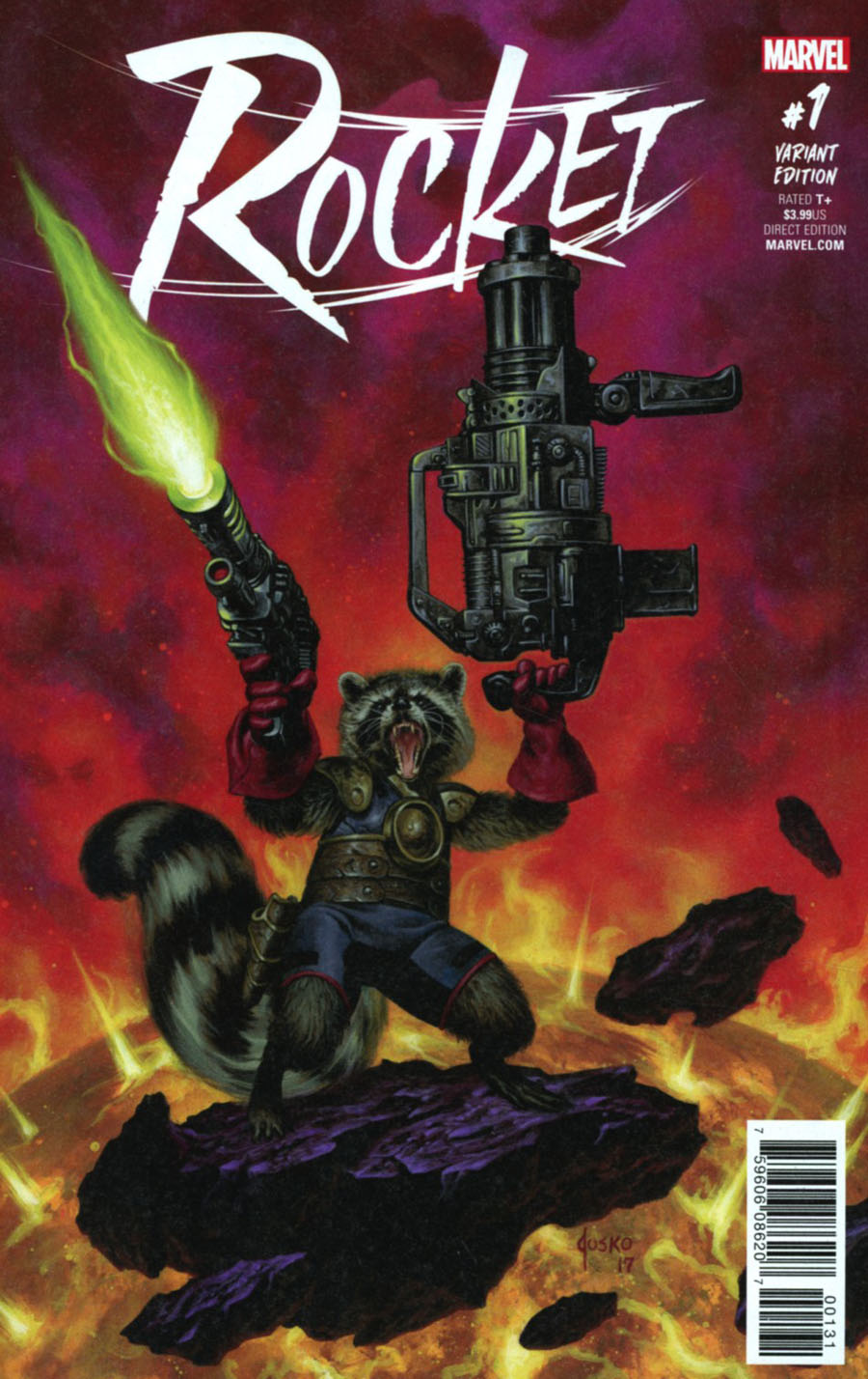 Rocket #1 Cover C Incentive Joe Jusko Variant Cover