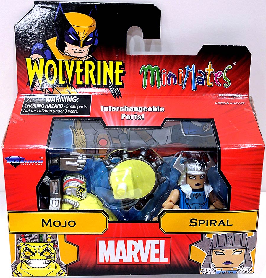 Marvel Minimates Series 72 Wolverine Comic Mojo & Spiral