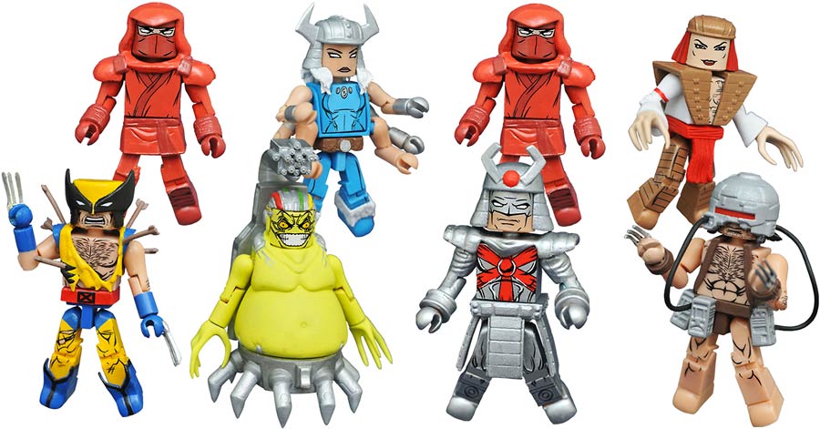 Marvel Minimates Series 72 Wolverine Comic Set Of Four