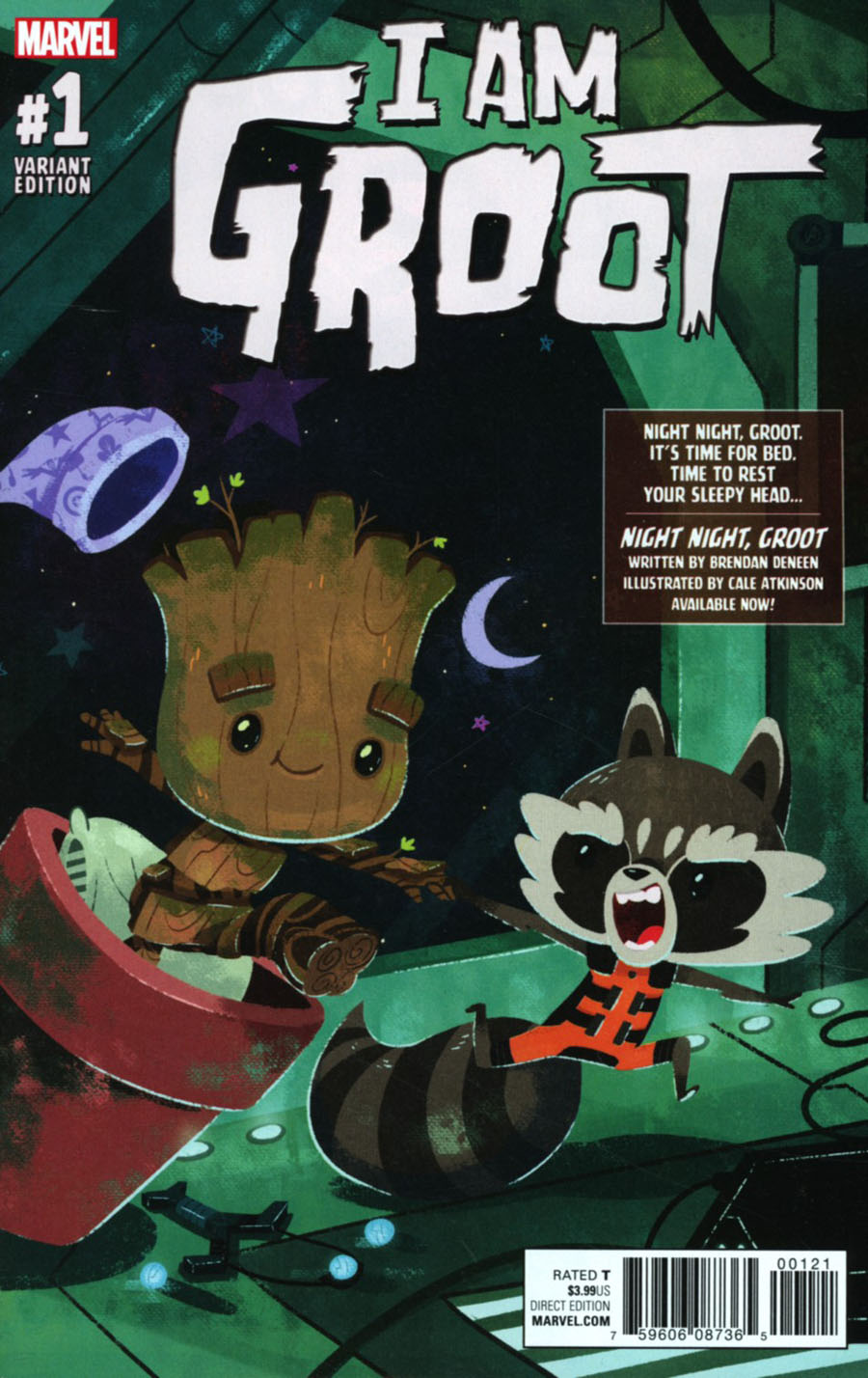 I Am Groot #1 Cover C Incentive Night Night Groot Variant Cover