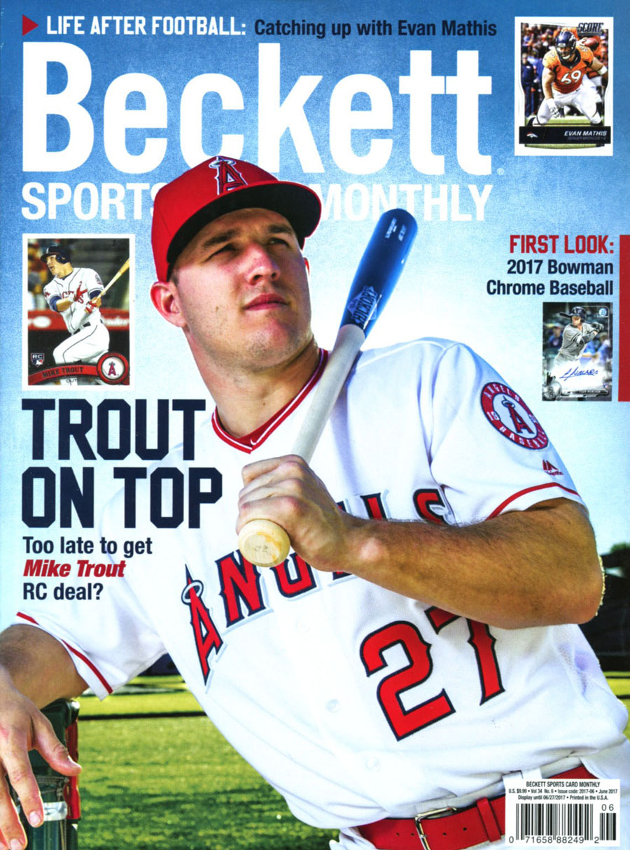 Beckett Sports Card Monthly Vol 34 #6 June 2017