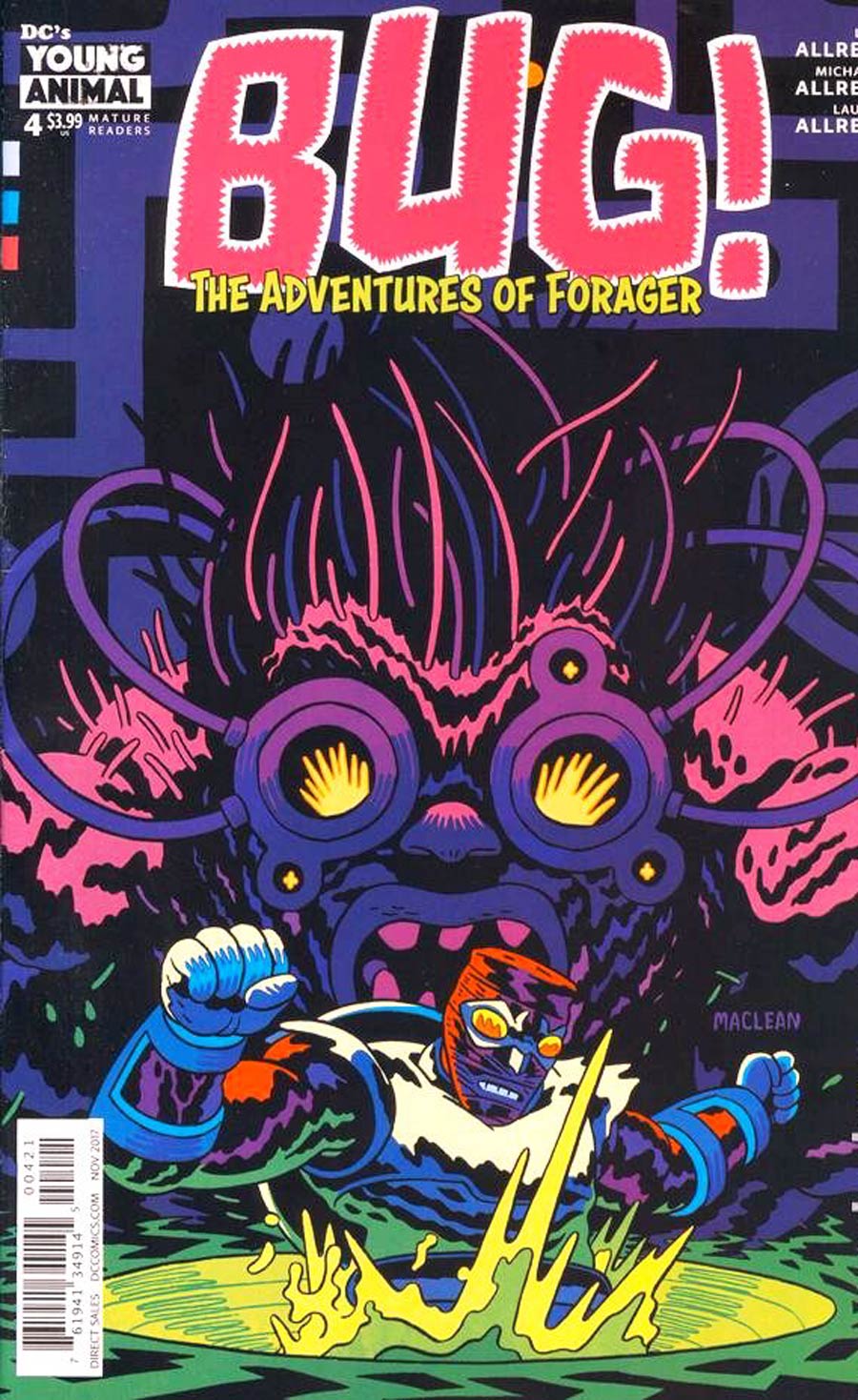 Bug The Adventures Of Forager #4 Cover B Variant Adam MacLean Cover