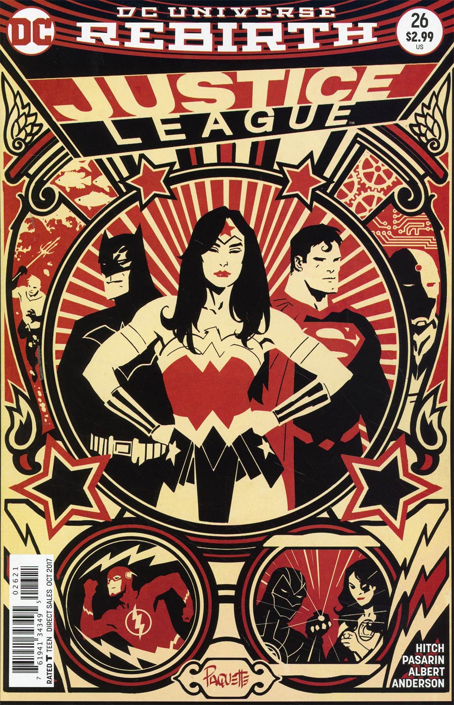 Justice League Vol 3 #26 Cover B Variant Yanick Paquette Cover