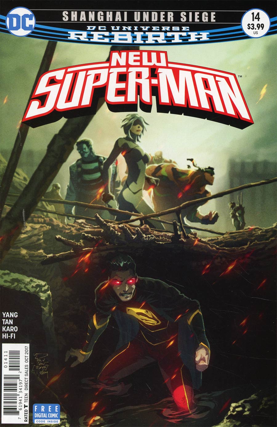 New Super-Man #14 Cover A Regular Philip Tan Cover