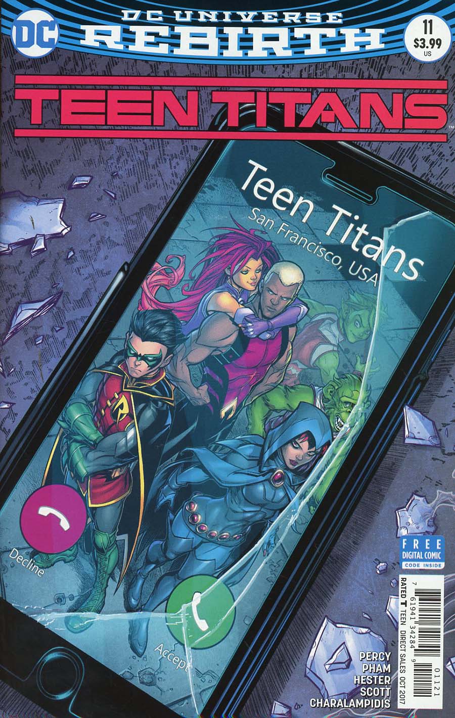 Teen Titans Vol 6 #11 Cover B Variant Chad Hardin Cover