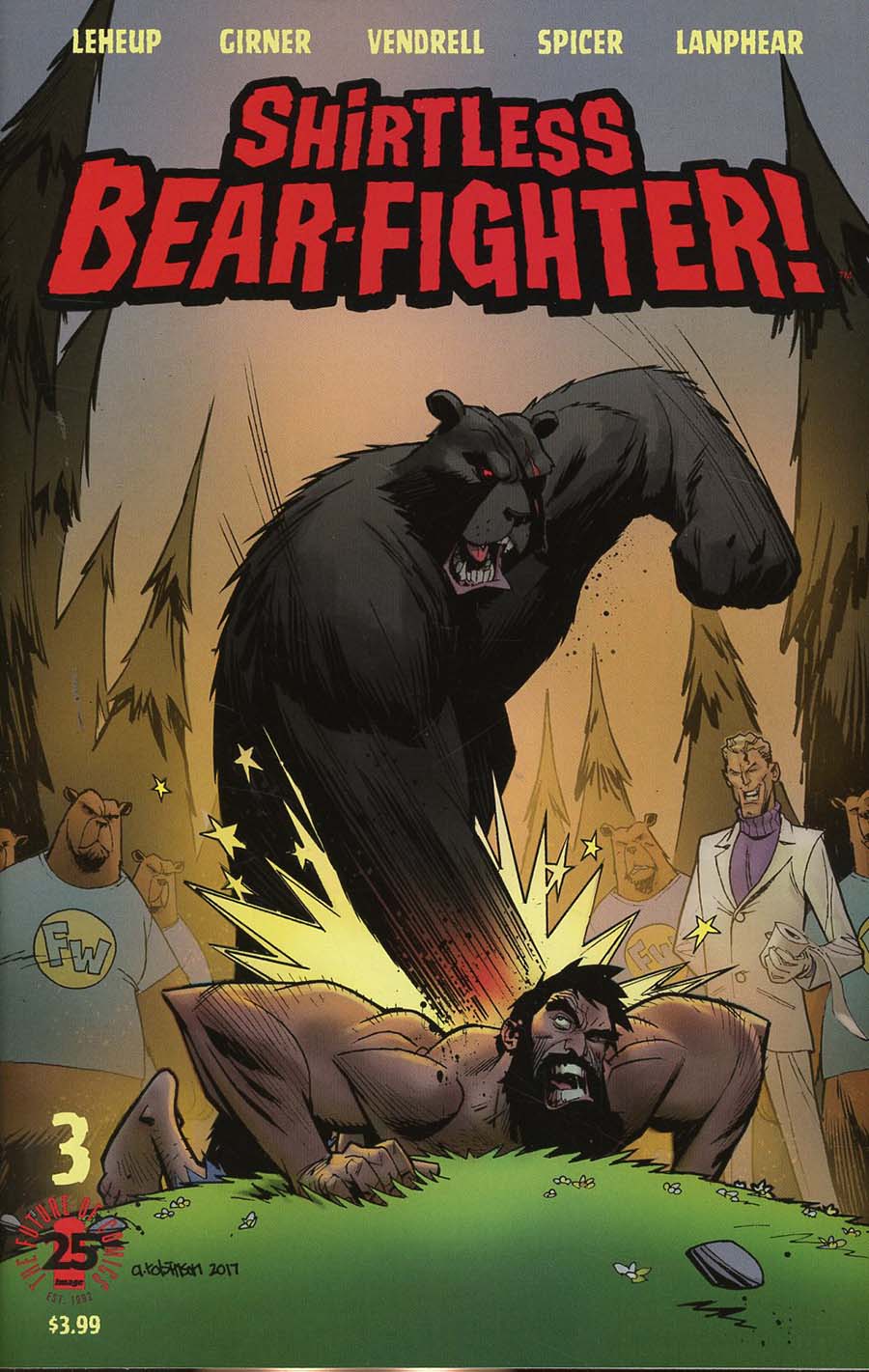 Shirtless Bear-Fighter #3 Cover A Regular Andrew Robinson Cover