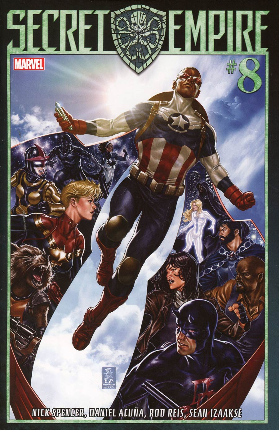 Secret Empire #8 Cover A 1st Ptg Regular Mark Brooks Cover