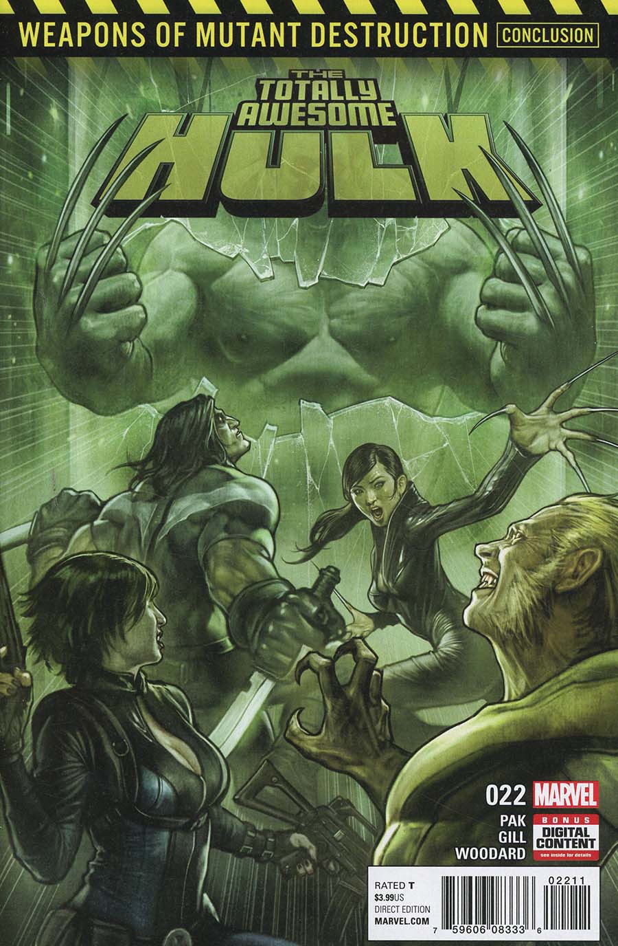 Totally Awesome Hulk #22 Cover A 1st Ptg (Weapons Of Mutant Destruction Part 6)