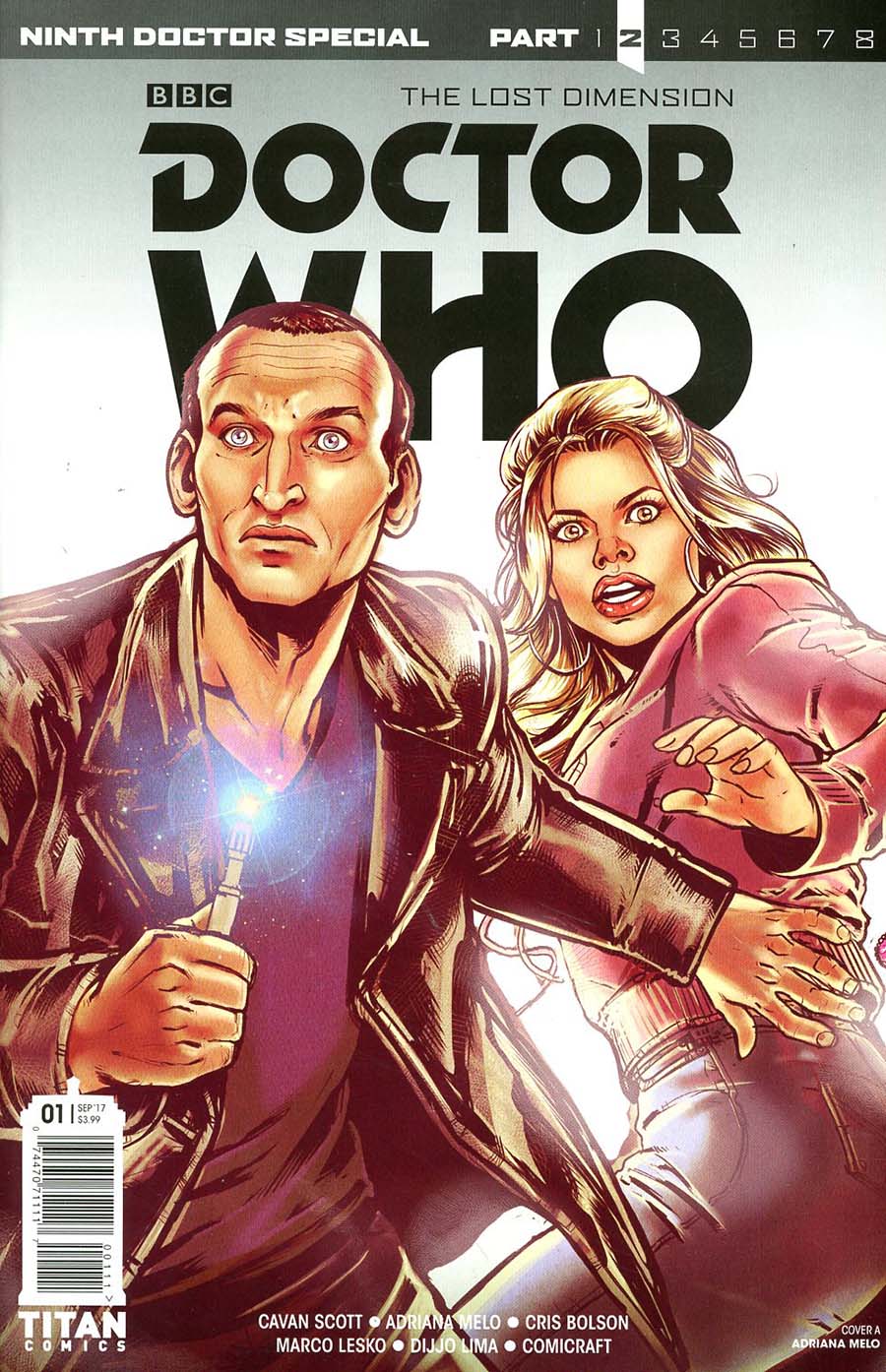 Doctor Who 9th Doctor Year Two #1 Cover A Regular Adriana Melo Cover (The Lost Dimension Part 2)