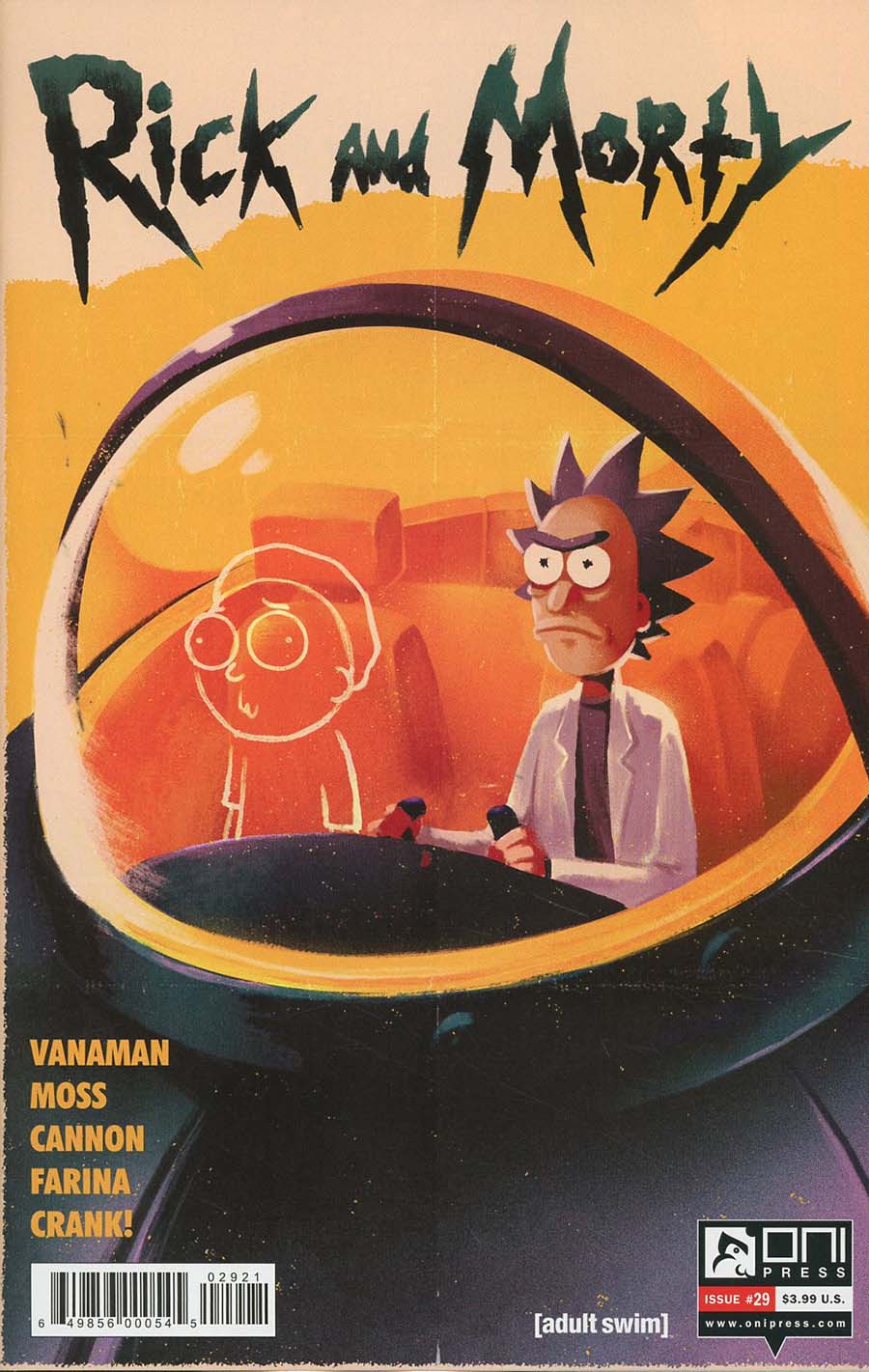 Rick And Morty #29 Cover B Variant Olly Moss Cover