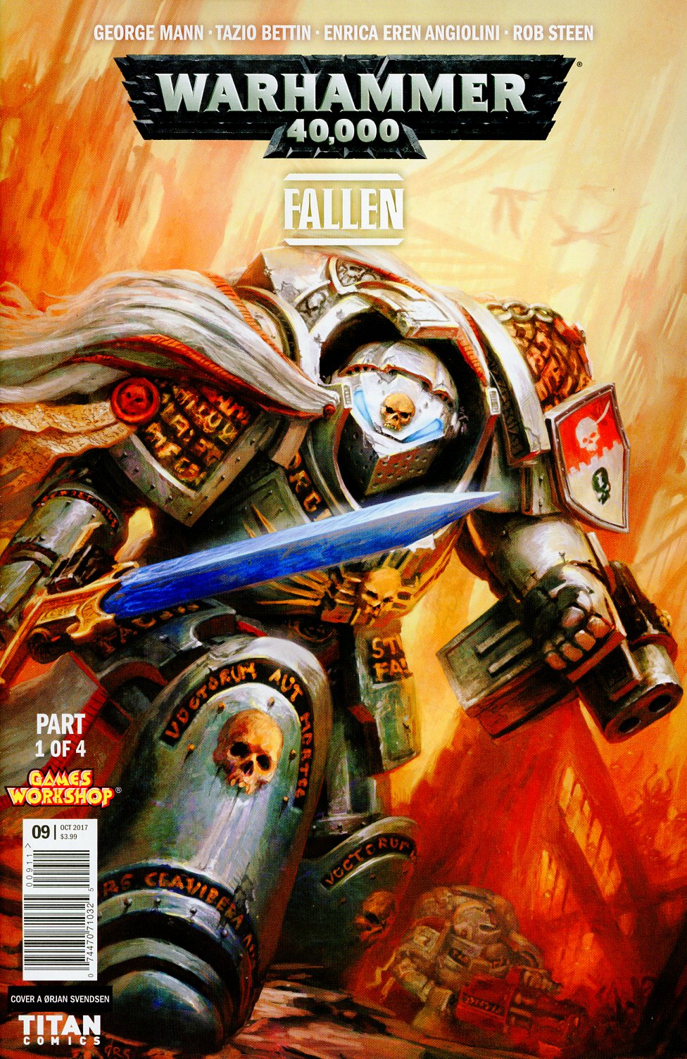 Warhammer 40000 Fallen #1 Cover A Regular Orjan Svendsen Cover