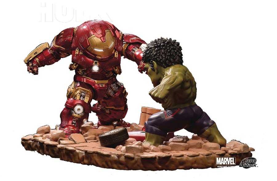 Avengers Age Of Ultron EA-021 Hulkbuster vs Hulk Previews Exclusive Statue