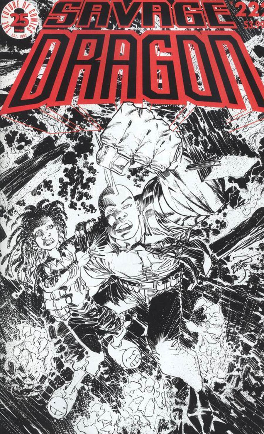 Savage Dragon Vol 2 #222 Cover B