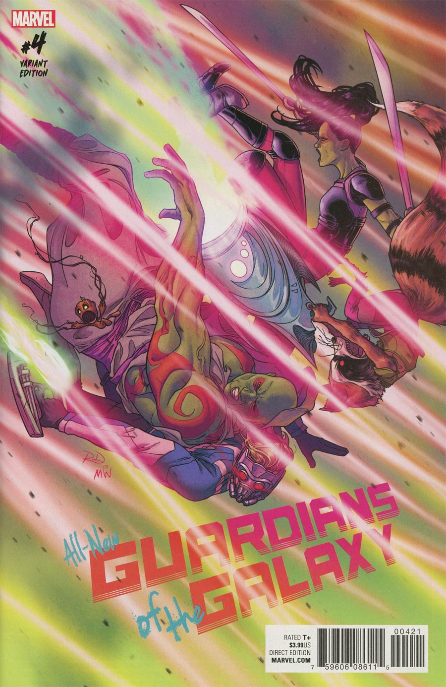 All-New Guardians Of The Galaxy #4 Cover B Incentive Russell Dauterman Variant Cover