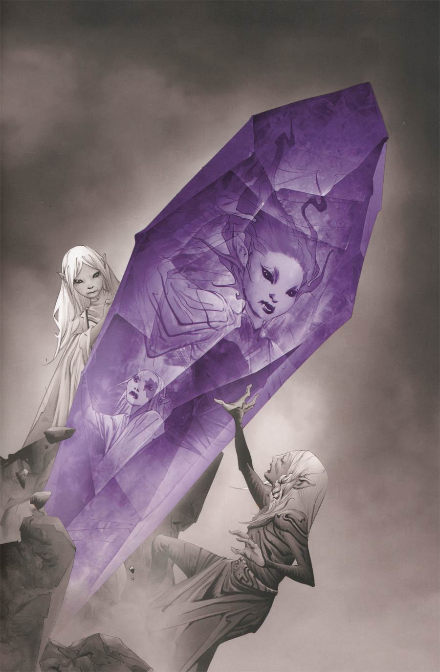 Jim Hensons Power Of The Dark Crystal #4 Cover D Incentive Jae Lee Spot Gloss Virgin Variant Cover