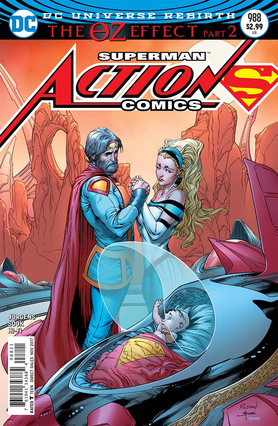 Action Comics Vol 2 #988 Cover B Variant Nick Bradshaw Non-Lenticular Cover