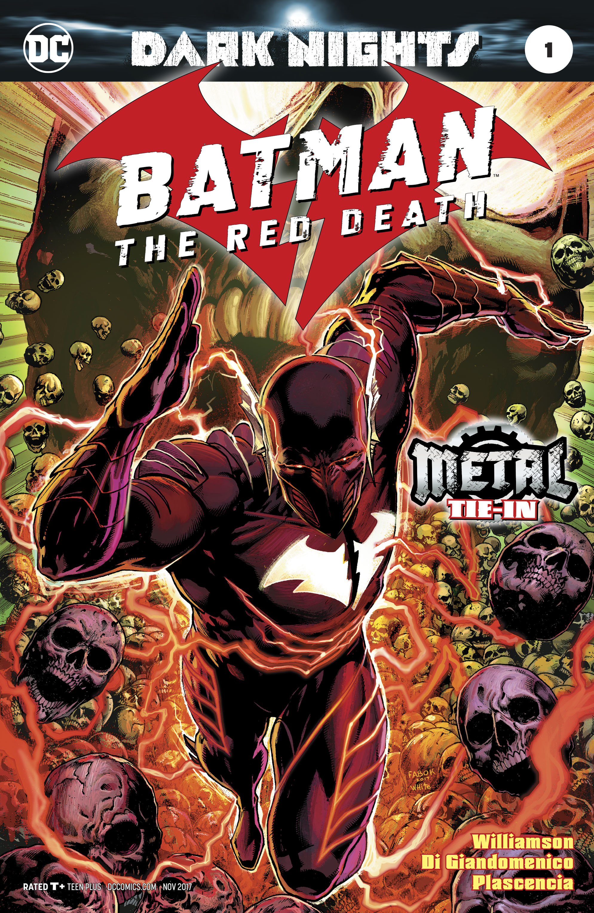 Batman The Red Death #1 Cover A 1st Ptg Foil-Stamped Cover (Dark Nights Metal Tie-In)