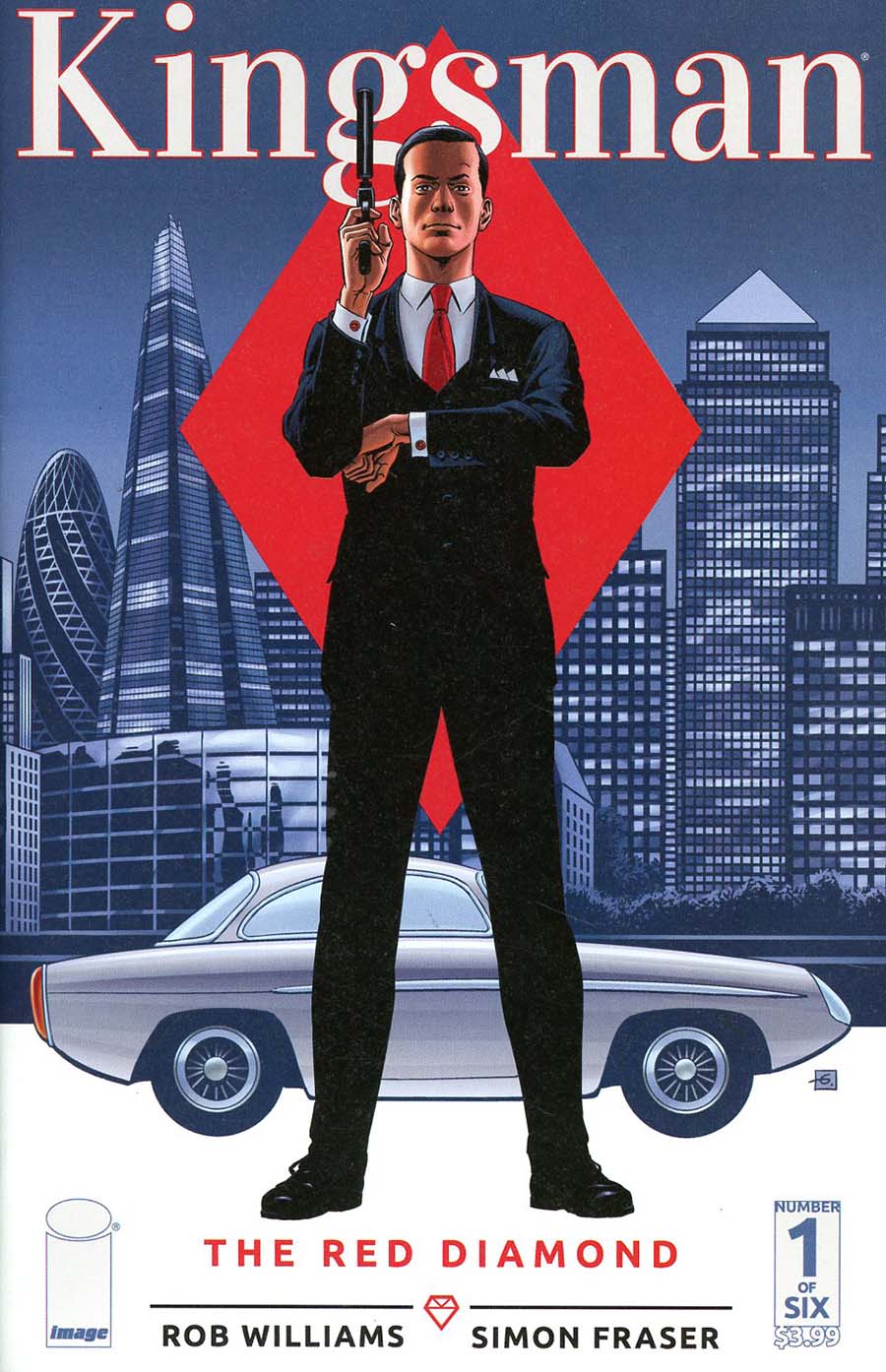 Kingsman Red Diamond #1 Cover C Variant Dave Gibbons Cover