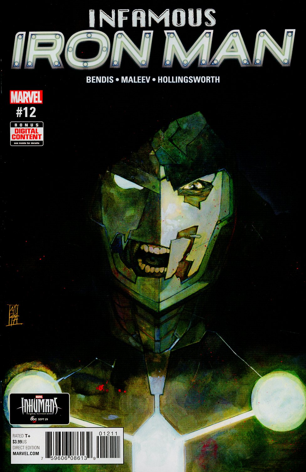 Infamous Iron Man #12 Cover A Regular Alex Maleev Cover