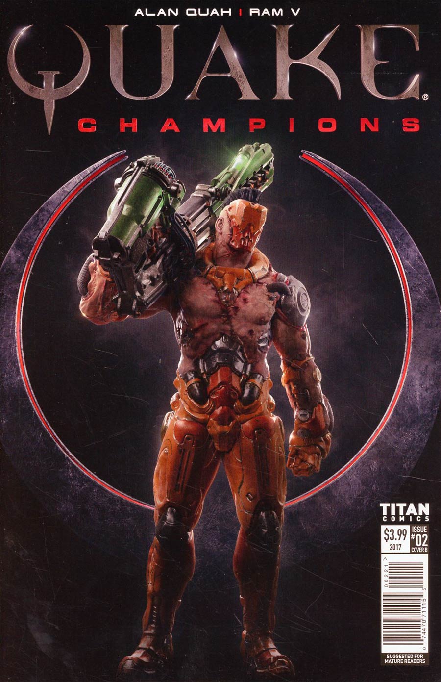 Quake Champions #2 Cover B Variant Video Game Art Cover