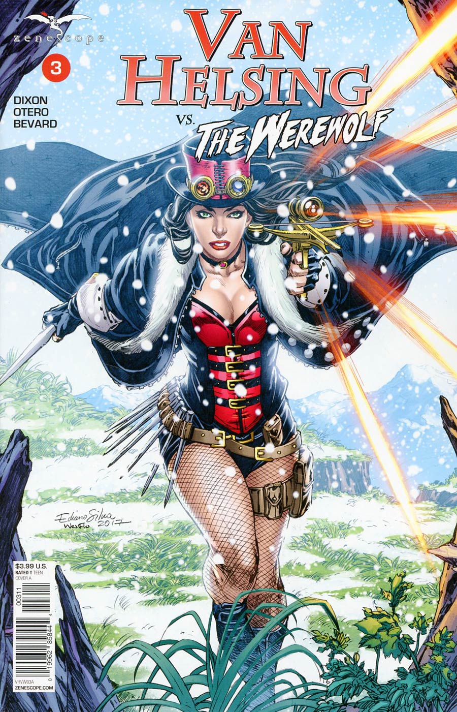 Grimm Fairy Tales Presents Van Helsing vs The Werewolf #3 Cover A Ediano Silva