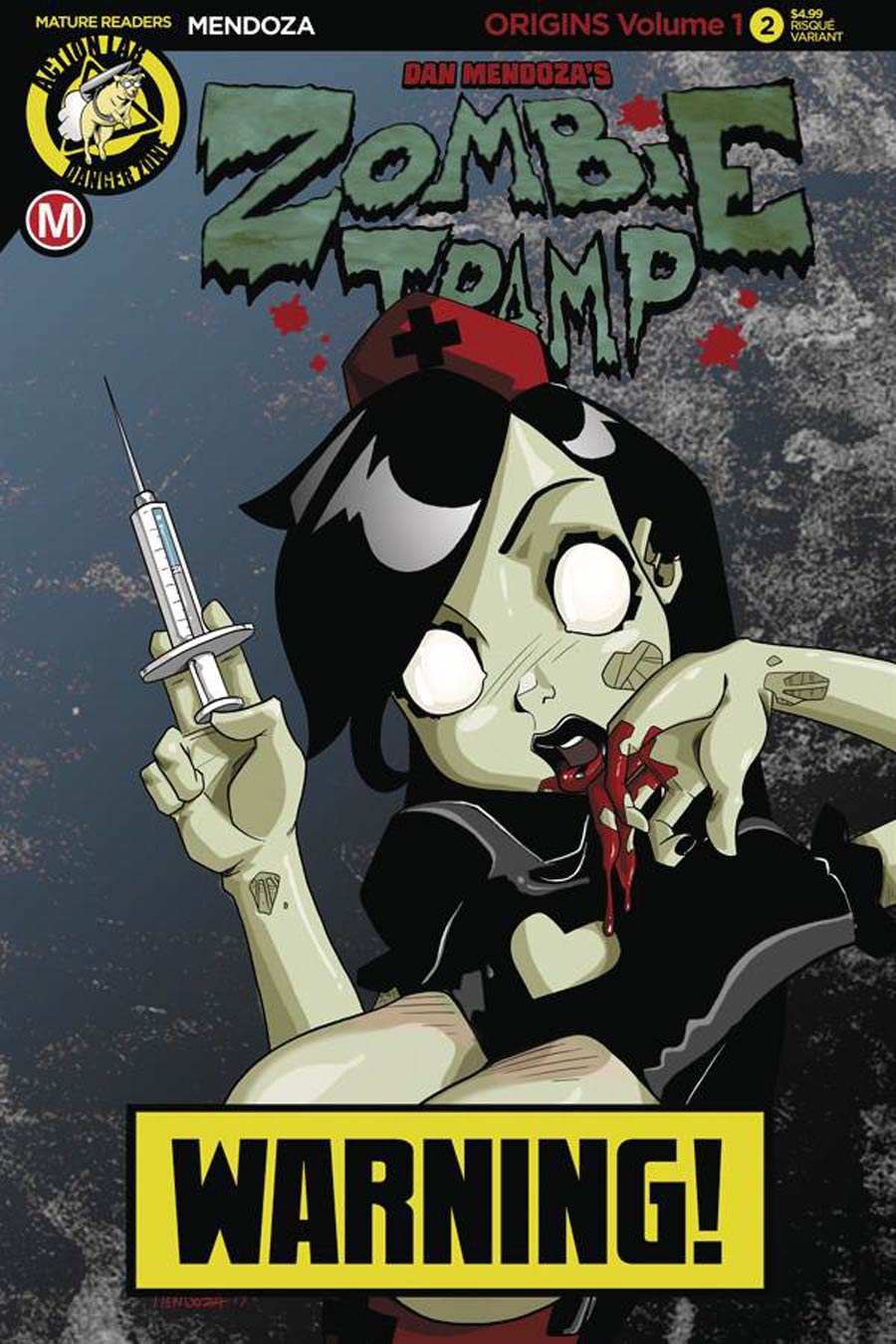 Zombie Tramp Origins #3 Cover B Variant Dan Mendoza Risque Cover