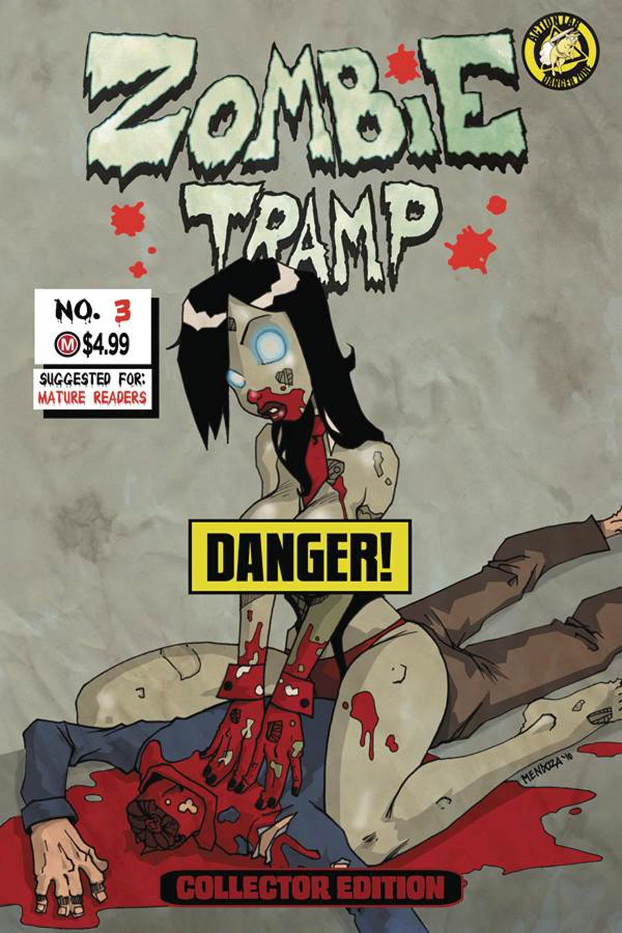 Zombie Tramp Origins #3 Cover F Variant Dan Mendoza Replica Gory Risque Cover