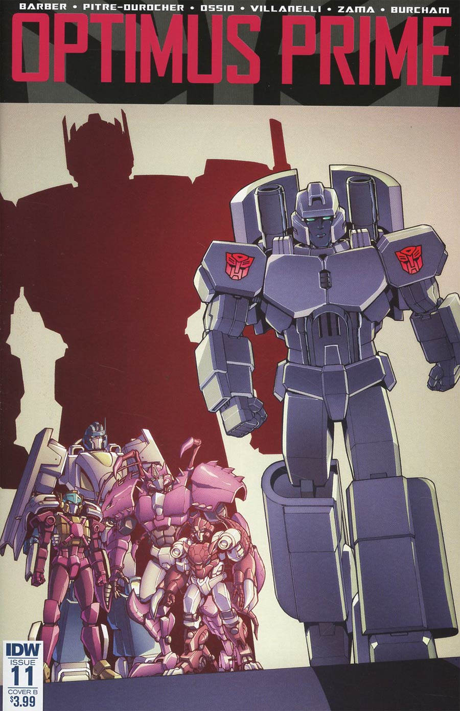 Optimus Prime #11 Cover B Variant Casey W Coller Cover