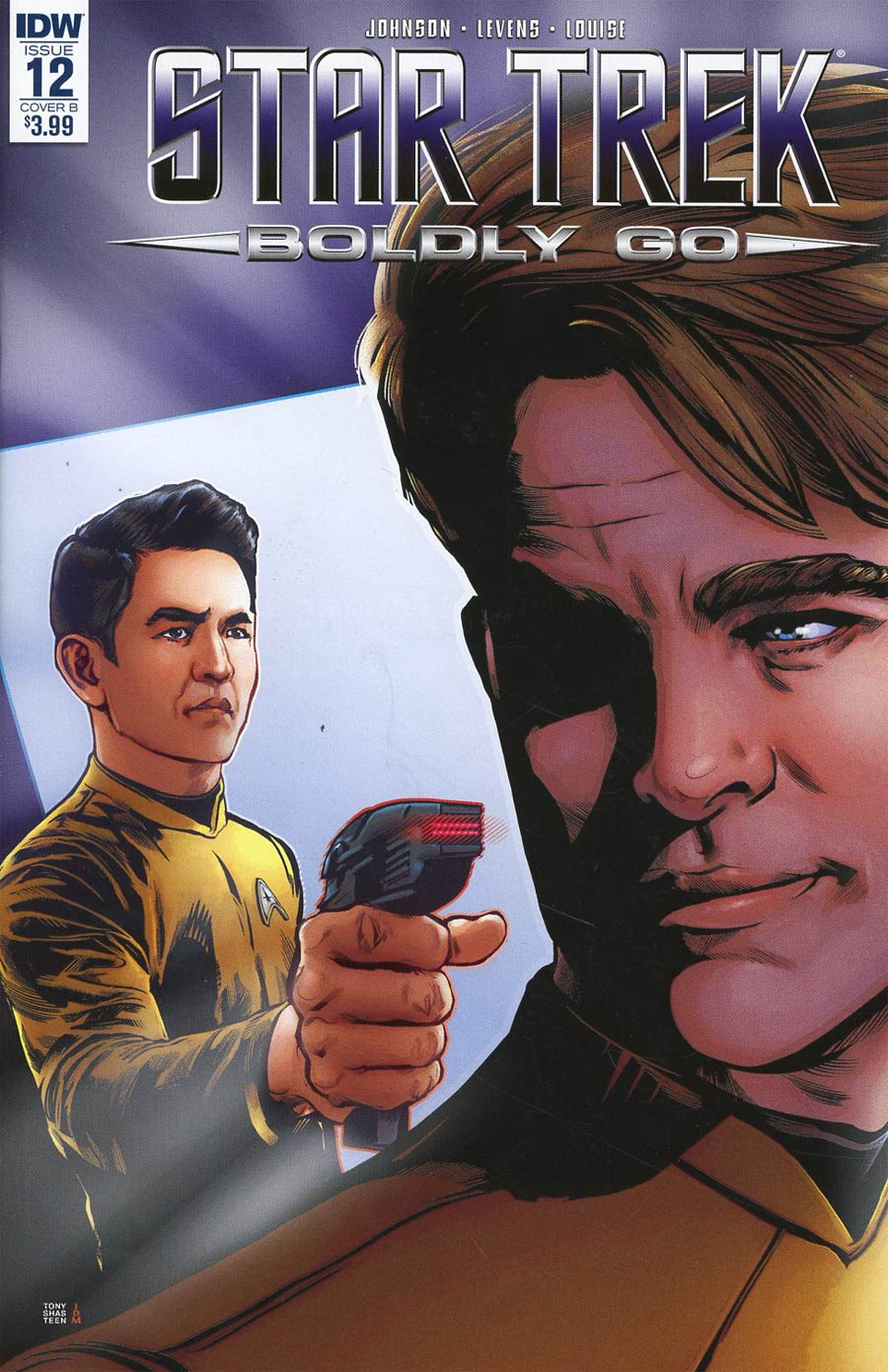 Star Trek Boldly Go #12 Cover B Variant Tony Shasteen Cover