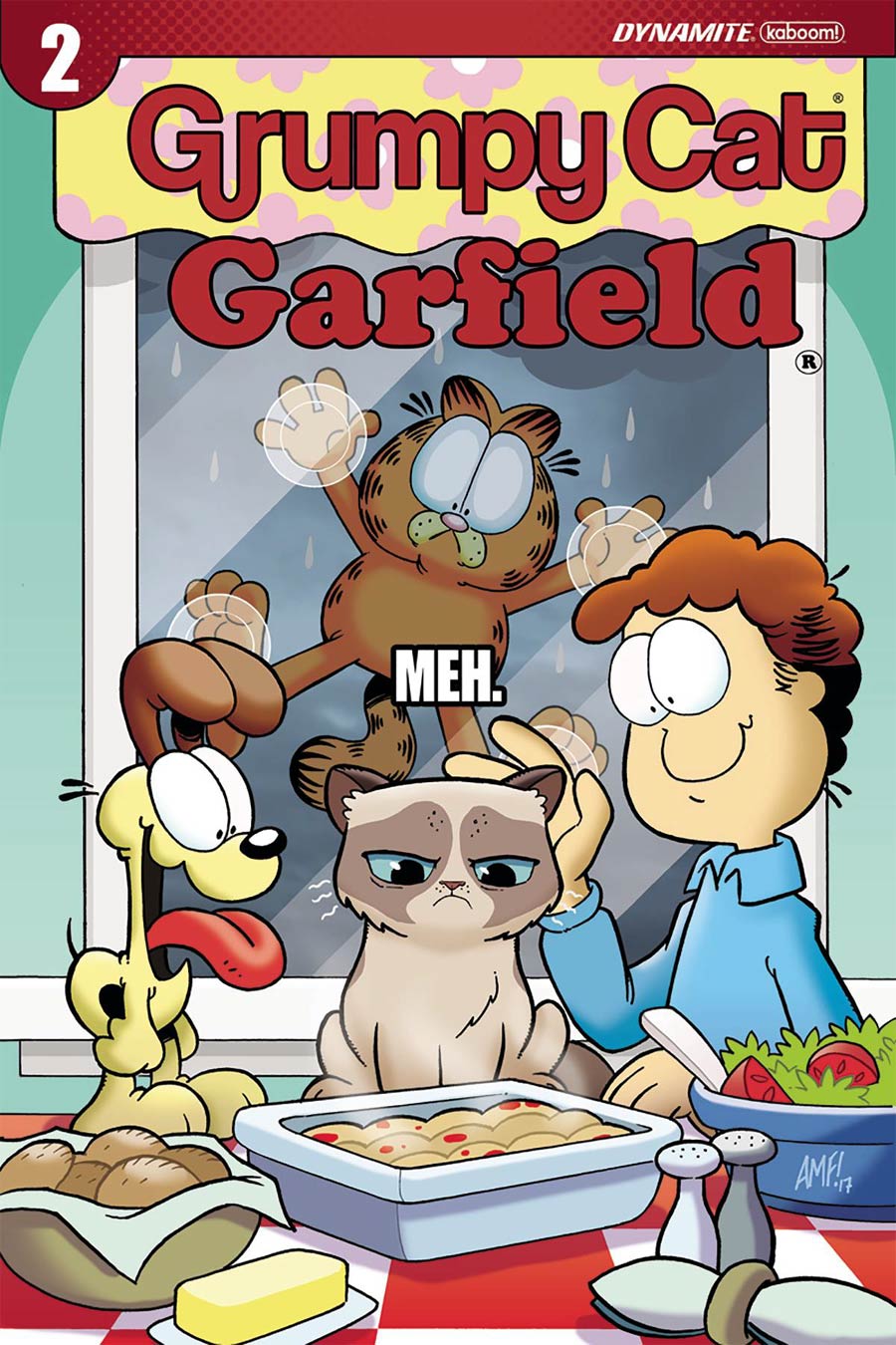 Grumpy Cat Garfield #2 Cover D Variant Tony Fleecs Cover