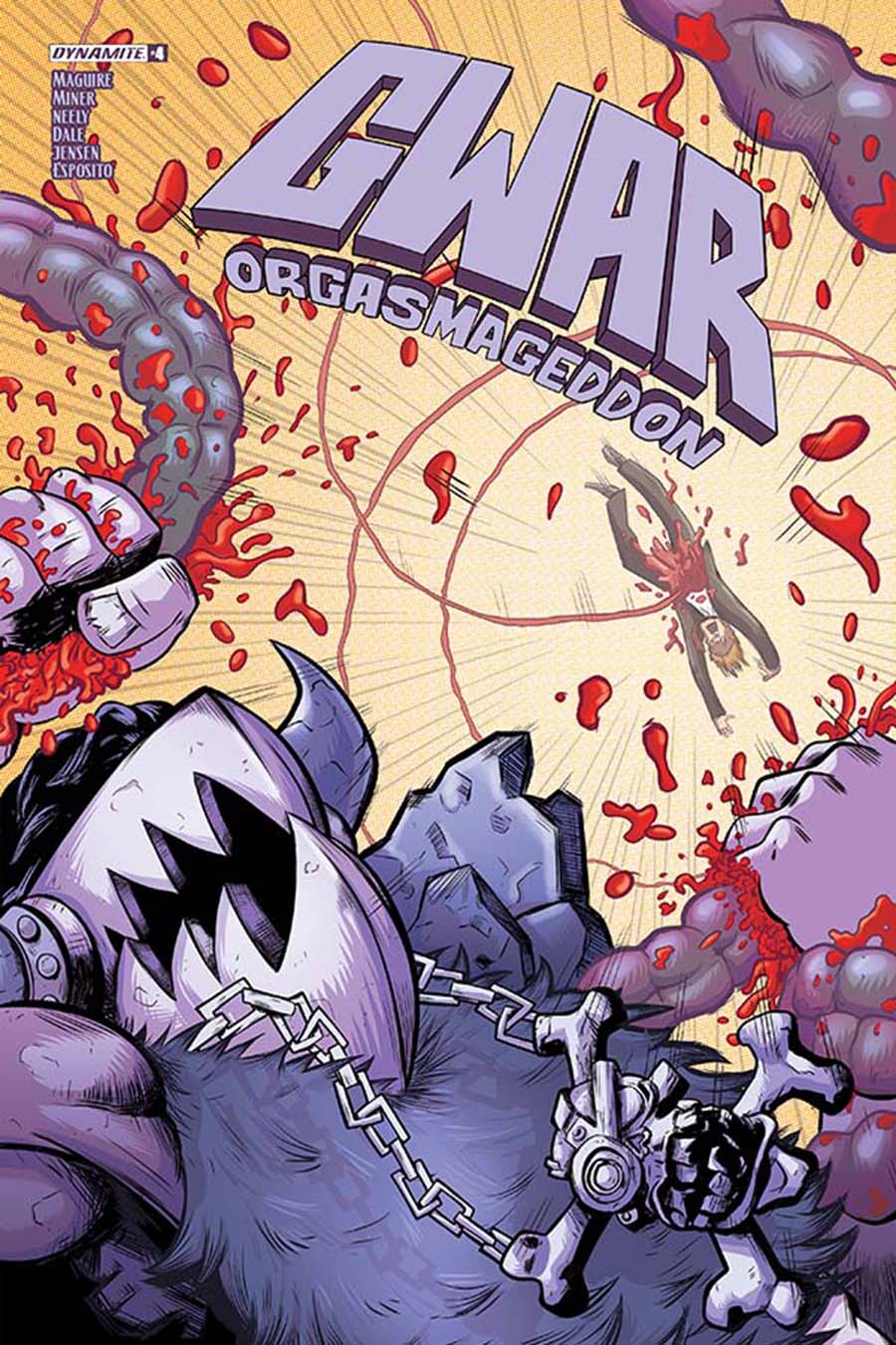 GWAR Orgasmageddon #4 Cover B Variant Matt Harding Cover