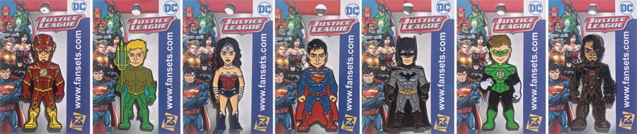 Justice League The New 52 Enamel Pin 49-Piece Assortment Case