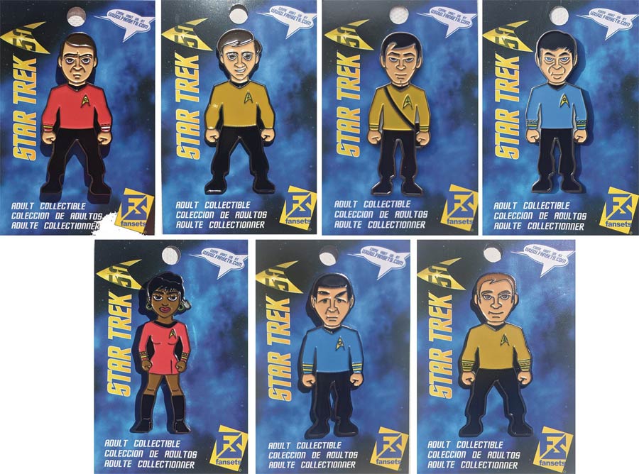 Star Trek The Original Series Enamel Pin 49-Piece Assortment Case