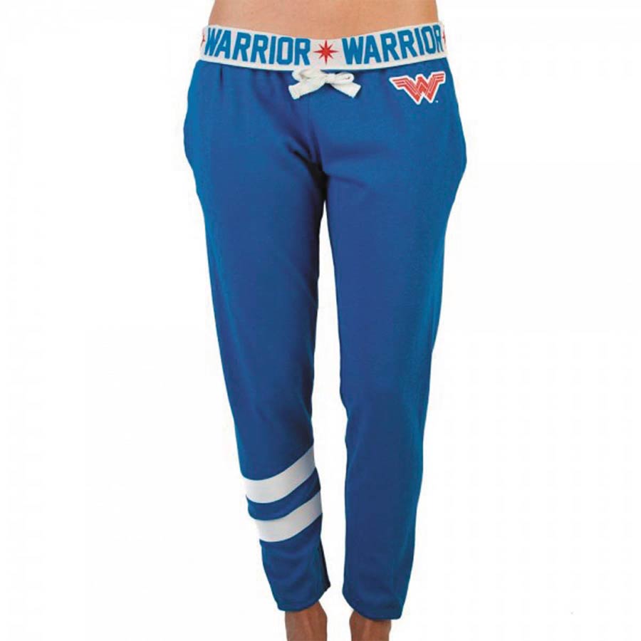 Wonder Woman Logo Juniors Jogger Pants Large