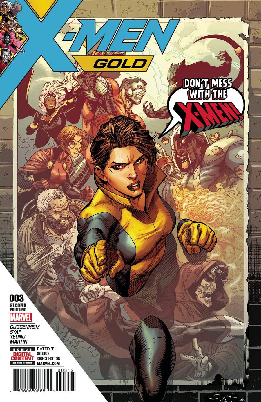 X-Men Gold #3 Cover C 2nd Ptg Ardian Syaf Variant Cover