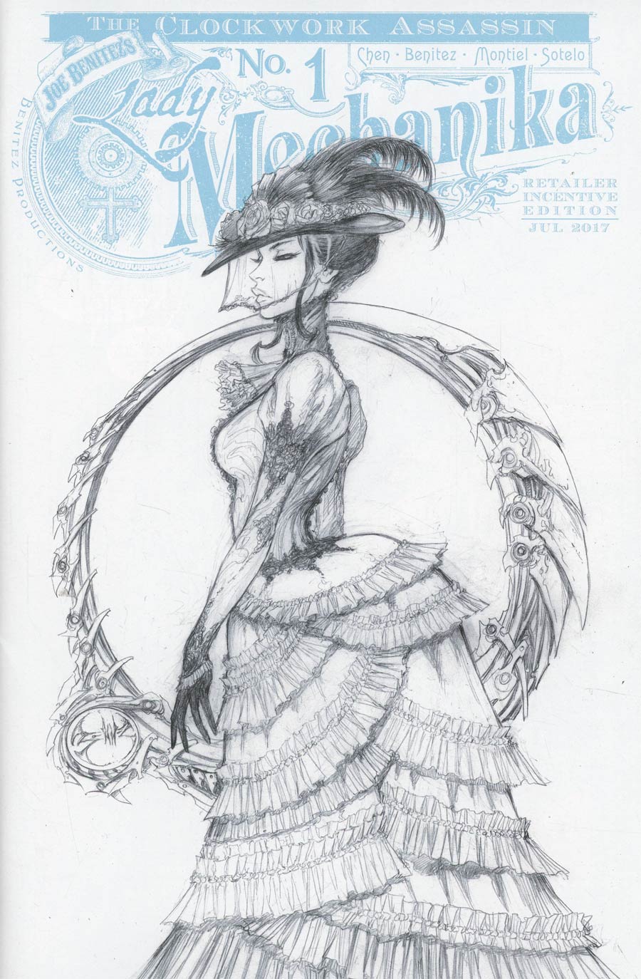 Lady Mechanika Clockwork Assassin #1 Cover C Incentive Joe Benitez Variant Cover