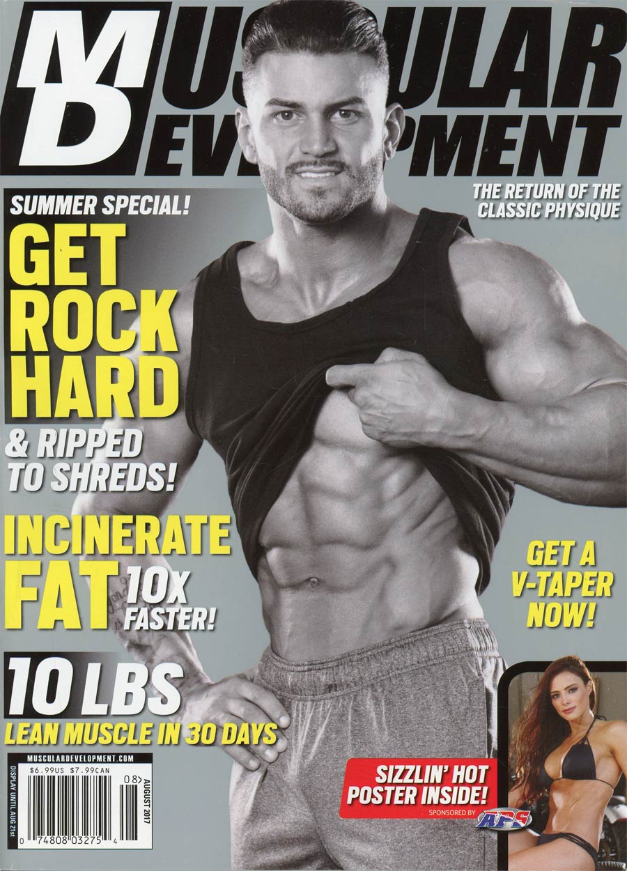 Muscular Development Magazine Vol 54 #8 August 2017