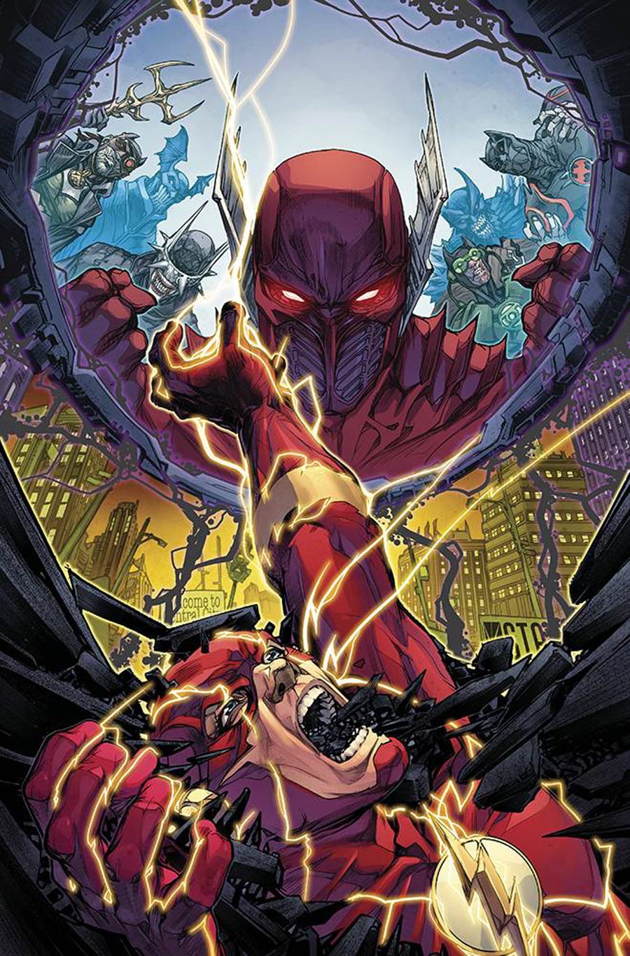 Flash Vol 5 #33 Cover B Variant Howard Porter Cover (Bats Out Of Hell Part 1)(Dark Nights Metal Tie-In)