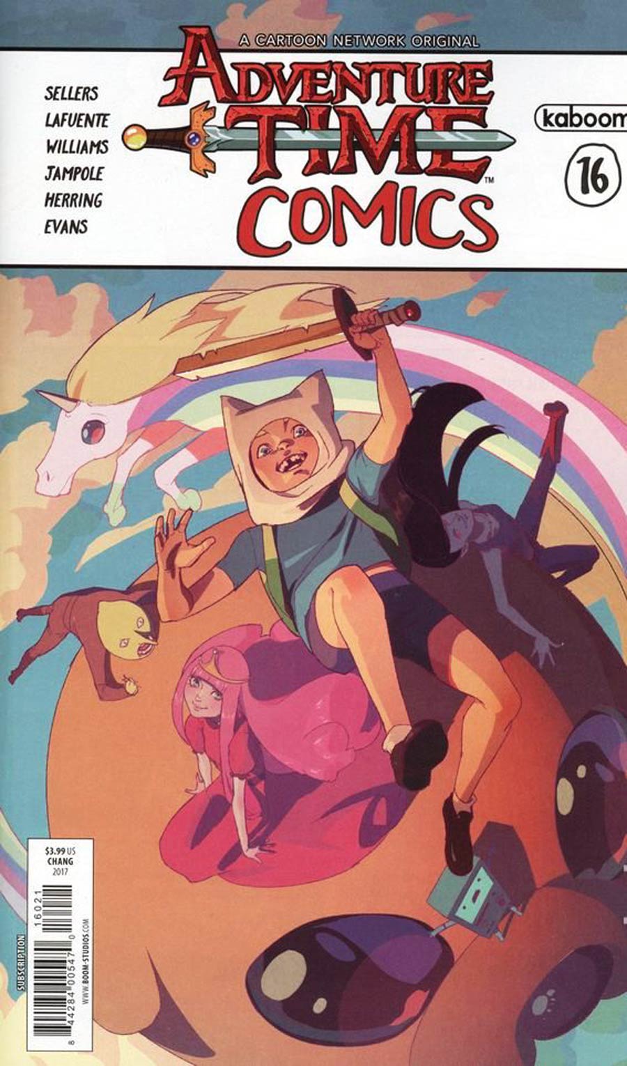 Adventure Time Comics #16 Cover B Variant Richard Chang Subscription Cover