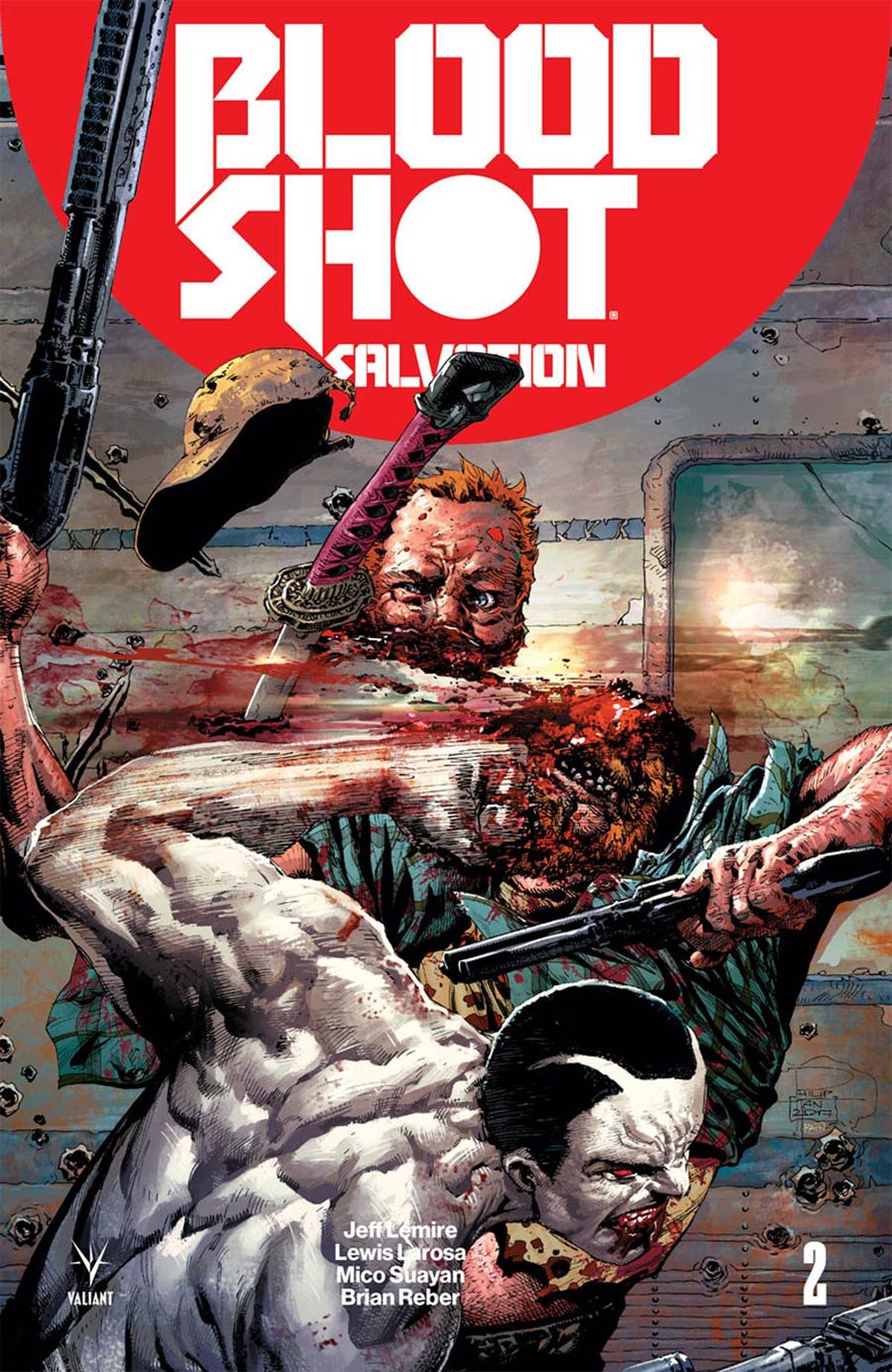 Bloodshot Salvation #2 Cover C Variant Philip Tan Battle Damaged Cover