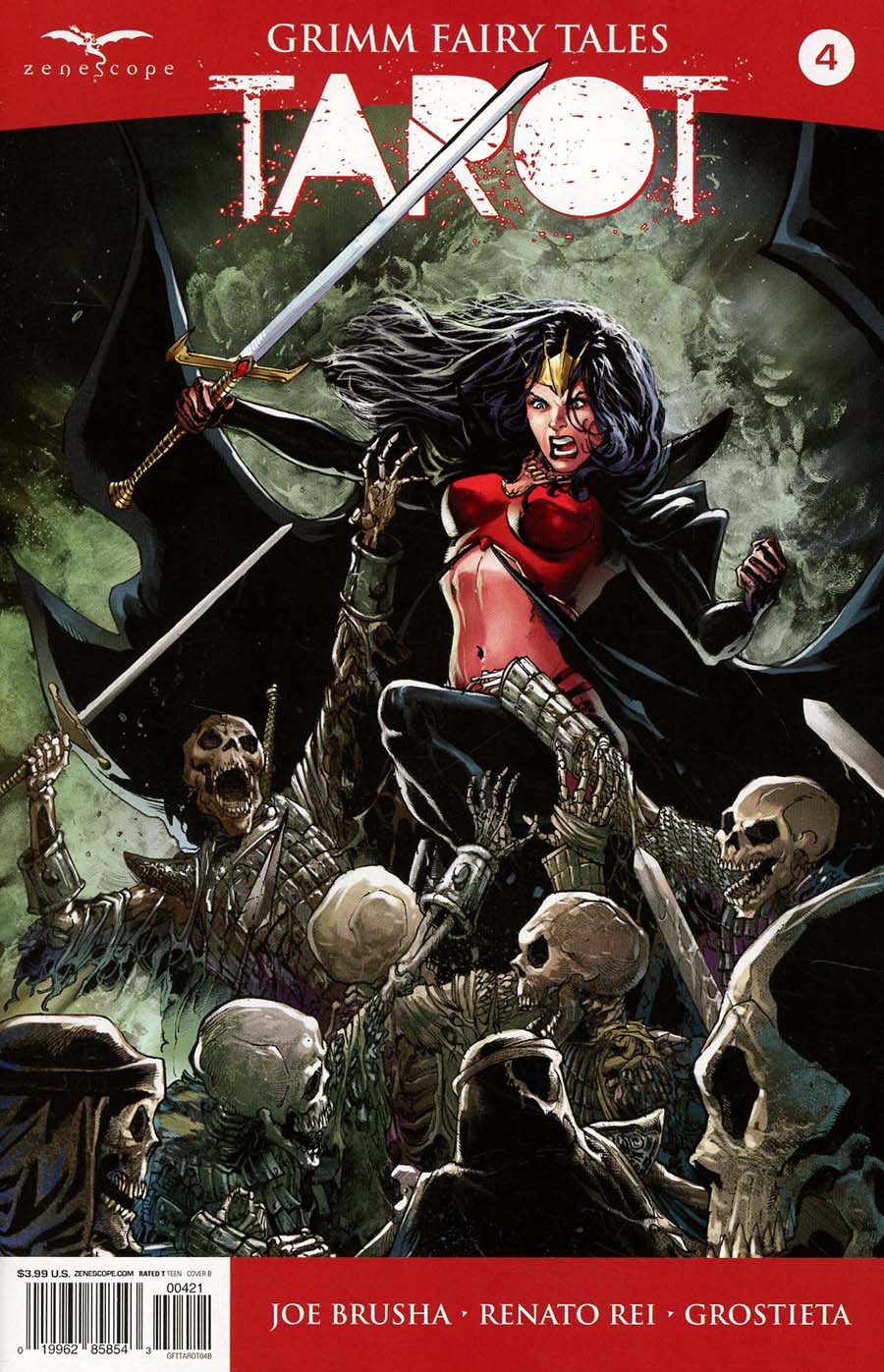 Grimm Fairy Tales Presents Tarot #4 Cover B Netho Diaz