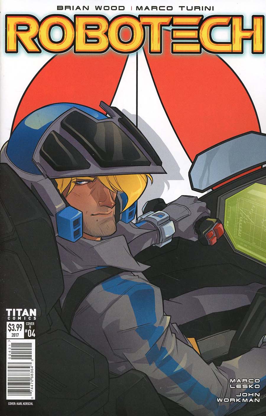 Robotech Vol 3 #4 Cover B Variant Karl Kerschl Cover