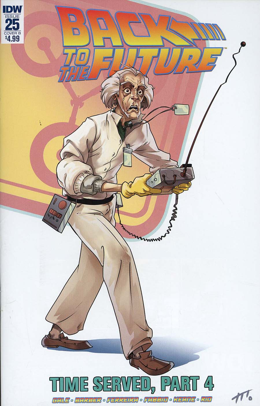 Back To The Future Vol 2 #25 Cover B Variant Xavi Montell Cover